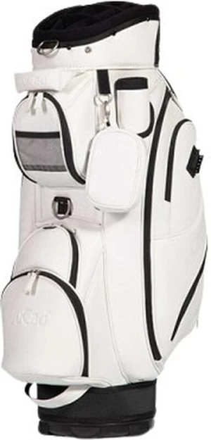 Jucad Style White Borsa da golf Cart Bag