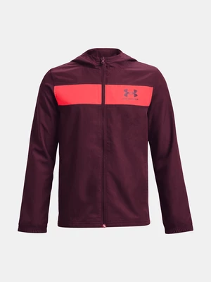 Under Armour UA Sportstyle Windbreaker Bunda dětská Červená