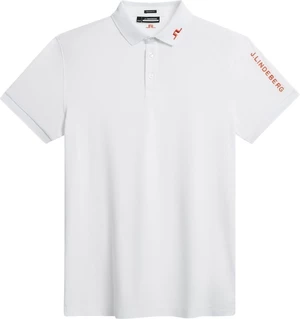 J.Lindeberg Tour Tech Reg Fit Mens Polo White L Polo košeľa