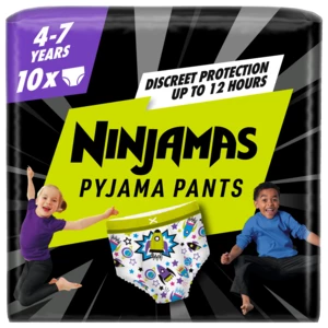 Ninjamas Pyjama Pants Kosmické lodě 10 ks