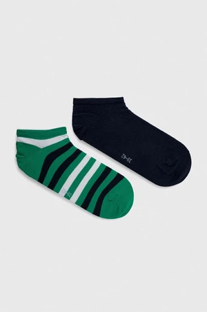 Ponožky Tommy Hilfiger pánske, zelená farba