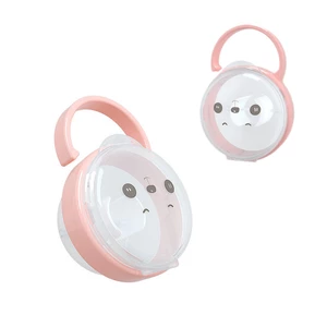 Portable Baby Pacifier Nipple Kid Travel Case Cartoon Panda Expression Nipple Storage Box Soother Container Holder Pacifier Box
