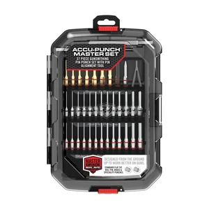 Súprava vyrážačov Accu-Punch Master Real Avid® (Farba: Čierna)