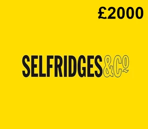 Selfridges £2000 Gift Card UK