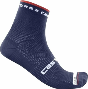 Castelli Rosso Corsa Pro 9 Sock Belgian Blue L/XL Chaussettes de cyclisme