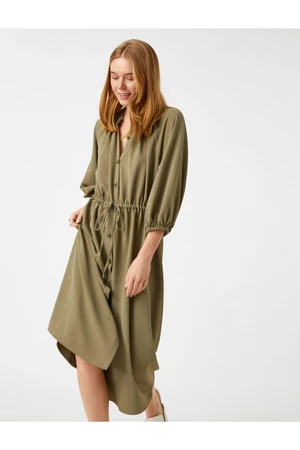 Koton Dress - Khaki - Asymmetric