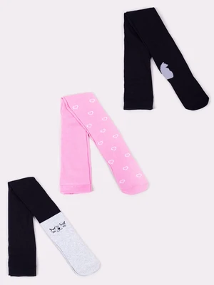 Yoclub Kids's Girls' Tights 3-Pack RAB-0003G-AA00-023