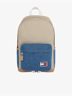 Tommy Hilfiger Blue-Beige Backpack Tommy Jeans - Men