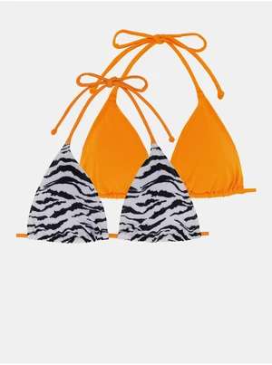 Dorina Set of two women's swimwear tops in orange and white DO - Ladies