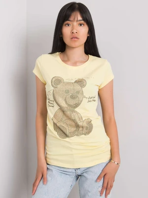 Light yellow T-shirt with Misha patch