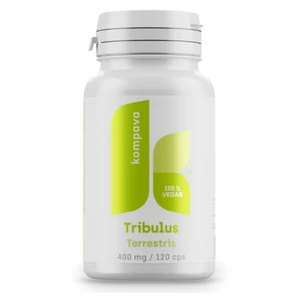 KOMPAVA Tribulus terrestris 400 mg 120 kapslí