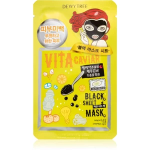 Dewytree Black Mask Vita Caviar hydratační plátýnková maska 30 g