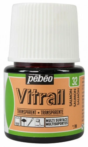 Barva na sklo Vitrail 45ml – 32 lososová