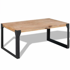 Coffee Table Solid Acacia Wood 39.4"x23.6"x17.7"