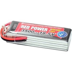 Red Power akupack Li-Pol 18.5 V 3500 mAh Počet článkov: 5 25 C SoftCase otvorené káblové koncovky