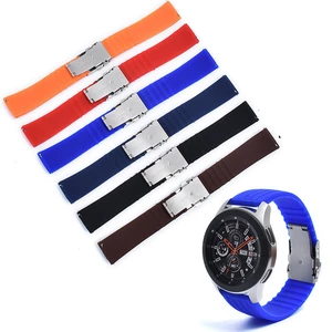 Bakeey 20mm/22mm Multi-color Silicone Smart Watch Band Replacement Strap for Samsung Huawei Moto Smart Watch