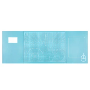Fizz FZ10001 Isolation Table Mat Epidemic Prevention and Spray Prevention Safe Table Mat Floding Storage Mat For Primary