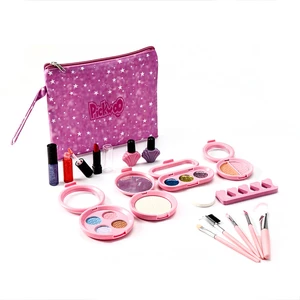 Pickwoo Pretend Play Makeup Washable Princess Dress-up Makeup Kit for Kids Holiday and Birthday Gifts