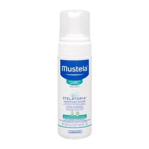 Mustela Bébé Stelatopia® Foam Shampoo 150 ml šampon pro děti na citlivou pokožku hlavy