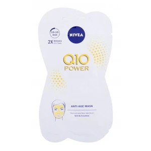 Nivea Q10 Power Anti-Age 15 ml pleťová maska na suchou pleť; na dehydratovanou pleť; proti vráskám; na rozjasnění pleti; výživa a regenerace pleti