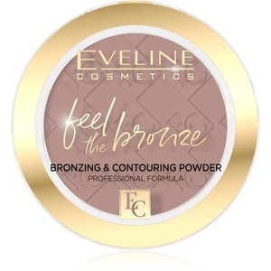 Eveline Cosmetics Feel The Bronze bronzujúci a kontúrovací púder odtieň 01 Milky Way 4 g