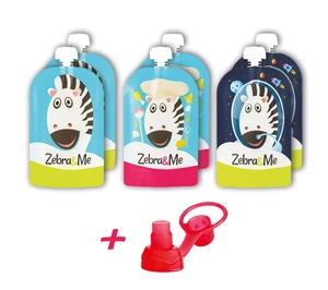 Zebra&Me kapsičky na opakované použitie 6ks + náustok zadarmo