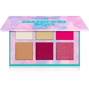 Makeup Revolution Power Shadow Palette paletka očních stínů odstín Manifest Boo 6,6 g