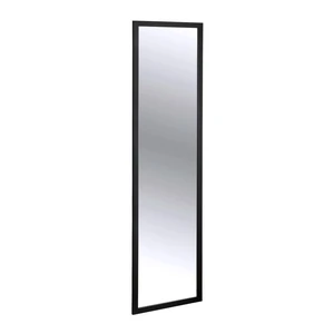 Čierne závesné zrkadlo na dvere Wenko Home, výška 120 cm