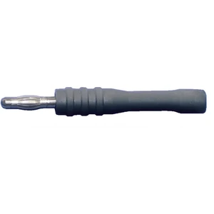 Testec 21012 merací adaptér  zásuvkový hrot sondy - lamelový zástrčka 4 mm flexibilná sivá