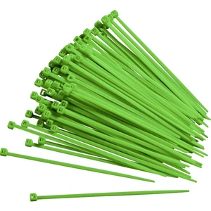 TRU COMPONENTS 93038c411  sťahovacie pásky 150 mm 2.50 mm zelená svetielkujúce 100 ks