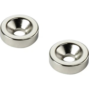 TRU COMPONENTS D20T5-M4 permanentný magnet kruh (Ø x v) 20 mm x 5 mm N35   Max. pracovná teplota: 80 °C