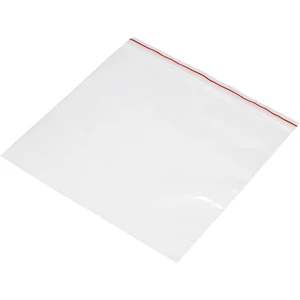 uzatvárateľné vrecúško bez popisných štítkov (š x v) 220 mm x 120 mm priehľadná polyetylén