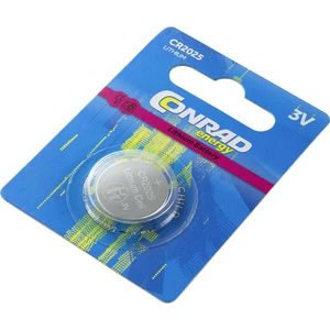 Conrad energy CR2025 gombíková batéria  CR 2025 lítiová 140 mAh 3 V 1 ks