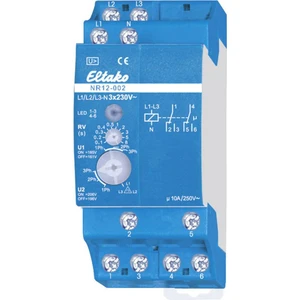 Eltako NR12-002-3X230V sieťové monitorovacie zariadenie Počet reléových výstupov: 2