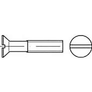 TOOLCRAFT  TO-6862719 zápustné skrutky M4 16 mm drážka DIN 963   Ušlechtilá ocel V4A  A4 200 ks