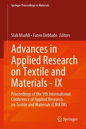 Advances in Applied Research on Textile and Materials - IX