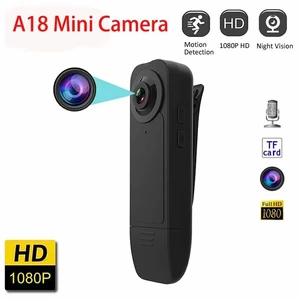 A18 Mini HD Camera1080P Pen Pocket Body Cop Cam Micro Video Recorder Night Vision Motion Detection Small Security Camc