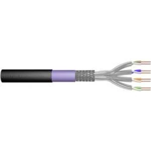 Ethernetový síťový kabel CAT 7 Digitus DK-1741-VH-1-OD, S/FTP, 4 x 2 x 0.25 mm², černá (RAL 9005), 100 m