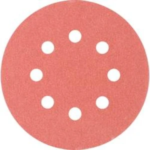 Brusné papíry pro excentrické brusky PFERD 45017018 s otvory, Zrnitost 180, (Ø) 125 mm, 25 ks