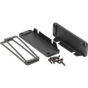 Koncová deska Hammond Electronics hliník, černá, 16 mm, 1 ks