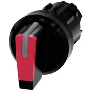 Kloubový spínač Siemens 3SU1002-2BP20-0AA0, otočný přepínač, 2 x 45 °, černá, červená, 1 ks