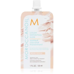 Moroccanoil Color Depositing jemná vyživující maska bez permanentních barevných pigmentů Rose Gold 30 ml