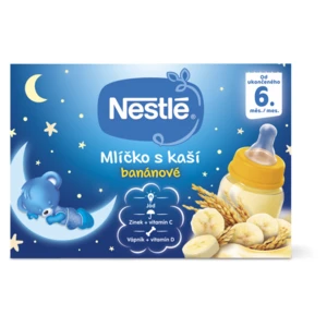 NESTLÉ Mlíčko s kaší Banánové od 6.měsíce 2x 200 ml