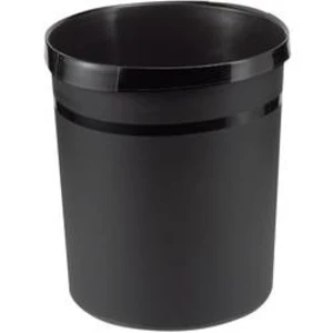 HAN Grip 18190-13 odpadkový koš 18 l (Ø x v) 312 mm x 350 mm polypropylen černá 1 ks