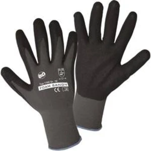 Pracovní rukavice L+D worky FOAM SANDY 1160-10, velikost rukavic: 10, XL