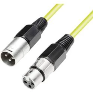 Mikrofonní XLR propojovací kabel Paccs HMC10YE100SD, 10.00 m, žlutá
