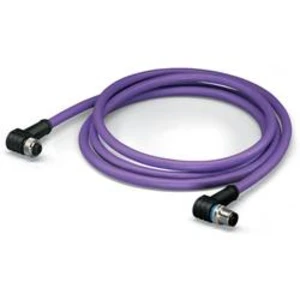 Datový zástrčkový konektor pro senzory - aktory, upravený WAGO 756-1106/060-100 zástrčka, zahnutá, zásuvka, zahnutá, 10.00 m, 1 ks