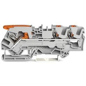 Průchodková svorka WAGO 2106-5301, pružinové připojení , 7.50 mm, šedá, 25 ks