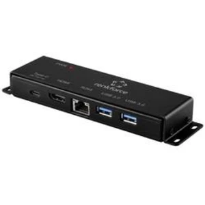 Síťový adaptér / rozbočovač 1 GBit/s Renkforce USB 3.2 Gen 1 (USB 3.0), LAN (až 1 Gbit/s), HDMI™