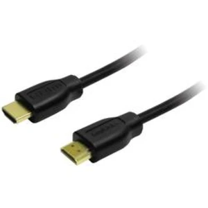 HDMI kabel LogiLink [1x HDMI zástrčka - 1x HDMI zástrčka] černá 7.50 m